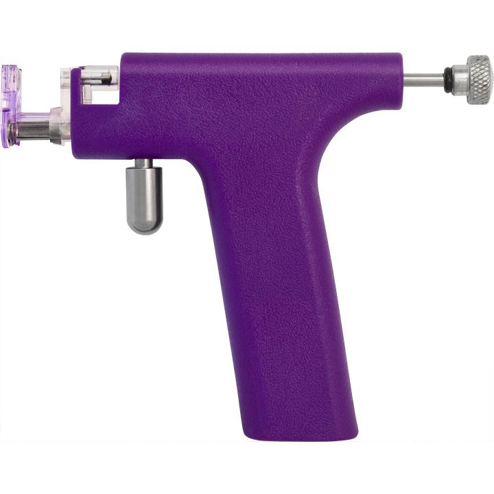 Easy Piercy Classic ear piercing instrument for hygienic and precise ear lobe piercing using Easy Piercy ear studs