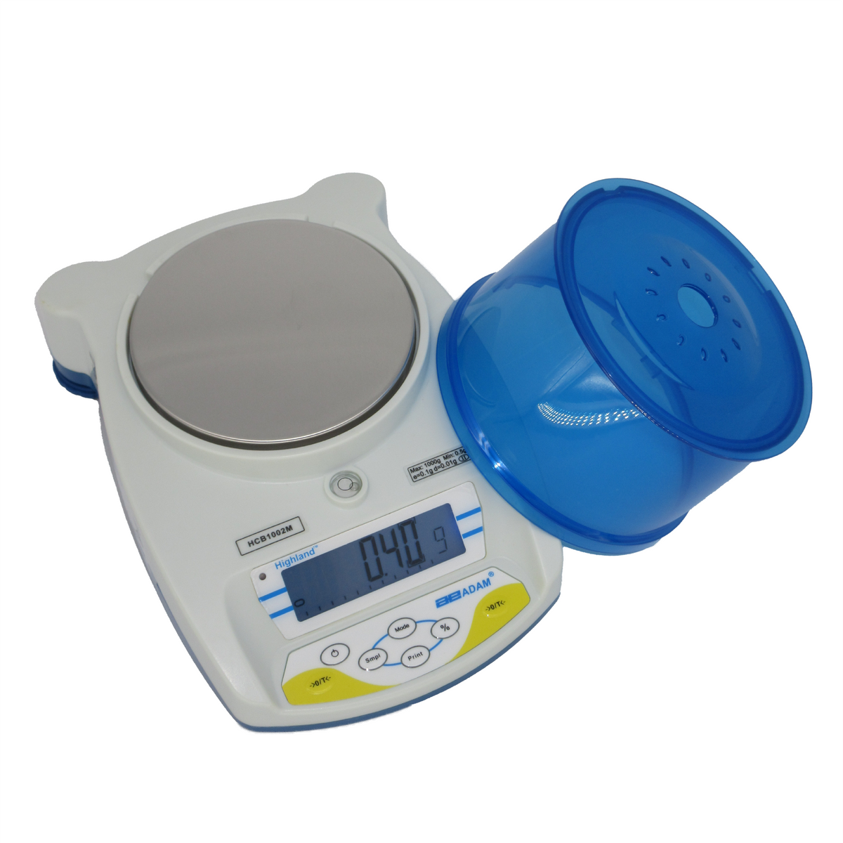 Adam HCB 602aM digital scale for gold and jewelry weighing 600g capacity
