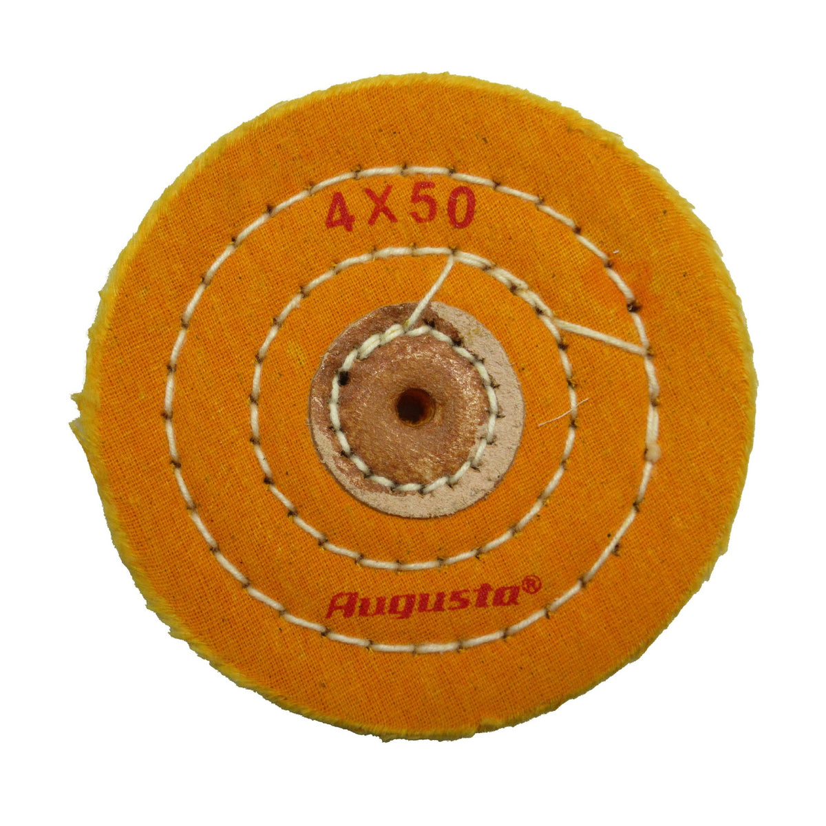 Augusta yellow cotton polishing buff disc for scratch removal 4X50