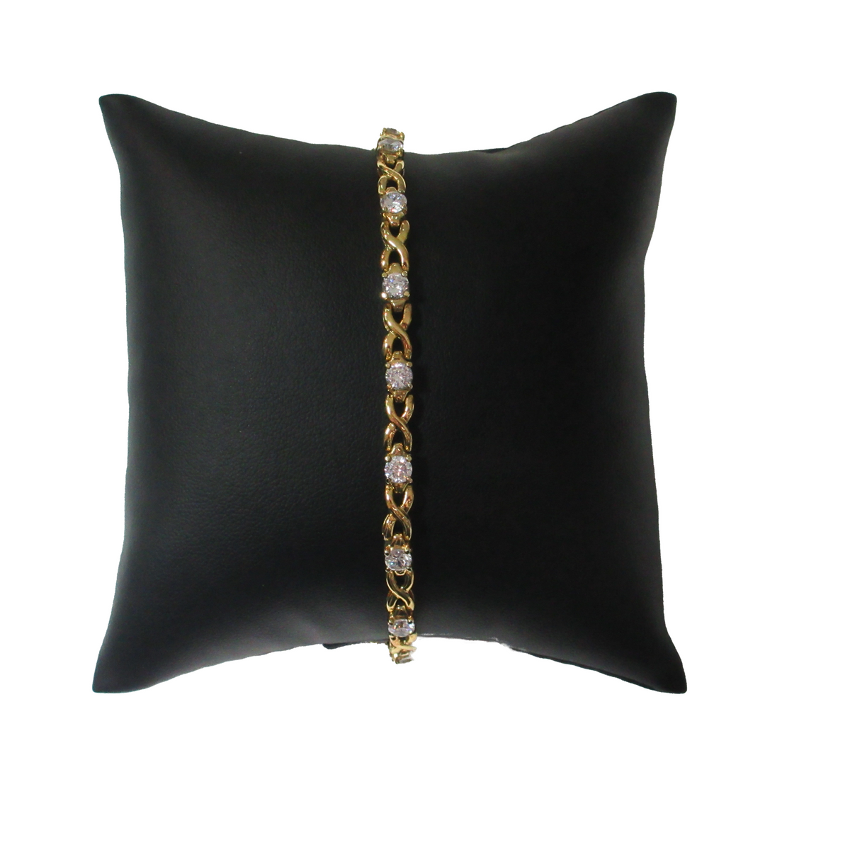 Cushion Black Simili Leather