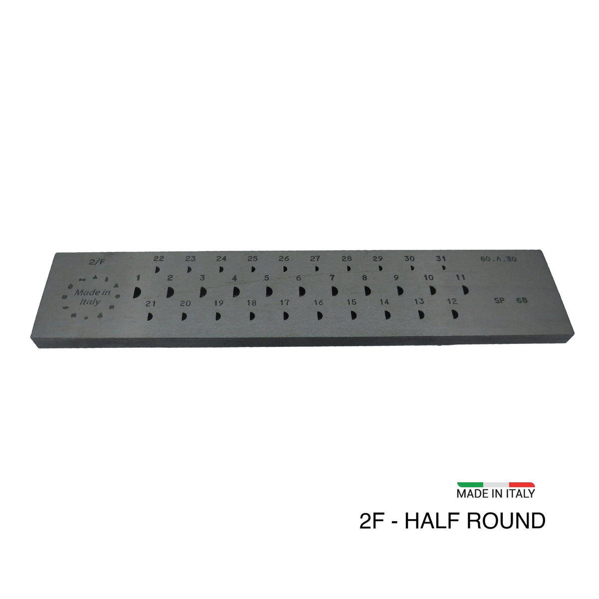 HALF ROUND 50% - Steel Drawplates - Italy