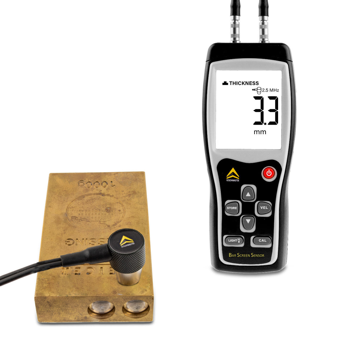Goldanalytix BarScreenSensor ultrasonic gold bar tester