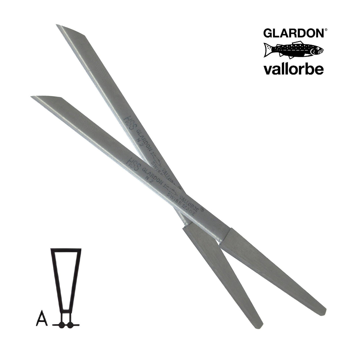 High Speed Gravers - Yellow Tang - VALLORBE - FLAT-HSS