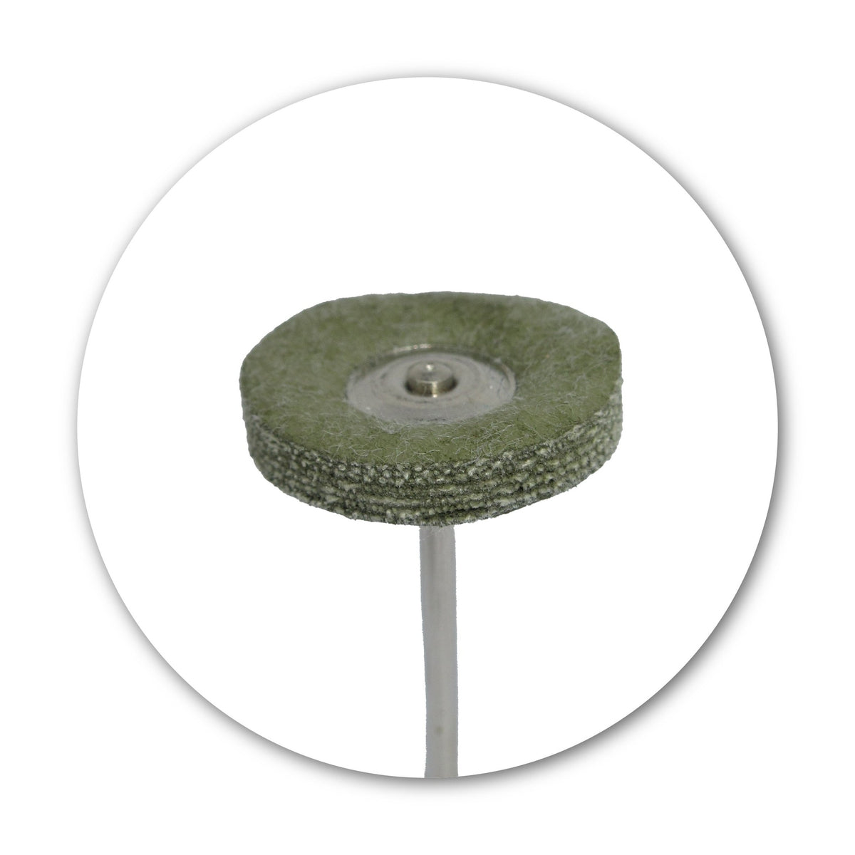 Hatho Cosima Soft Buff 22mm mounted jewelry polishing wheel