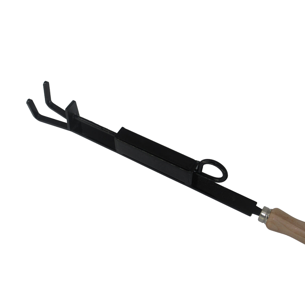Heat-resistant crucible holder for square crucibles, professional metalworking tool