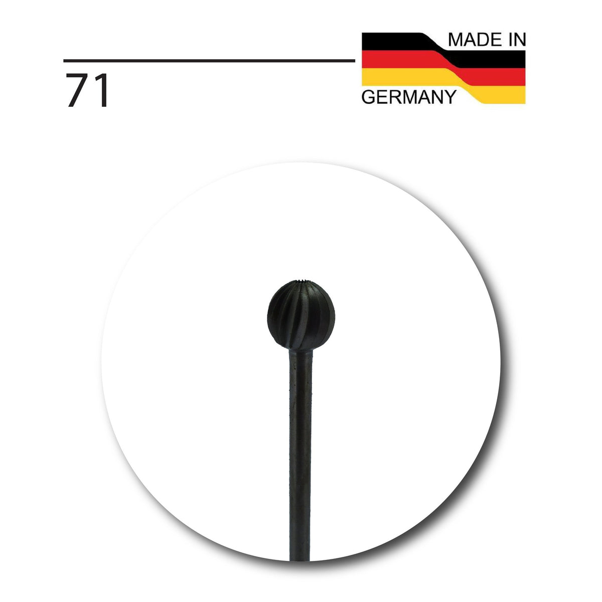Round Bur - Steel - Meisinger - Fig. 71