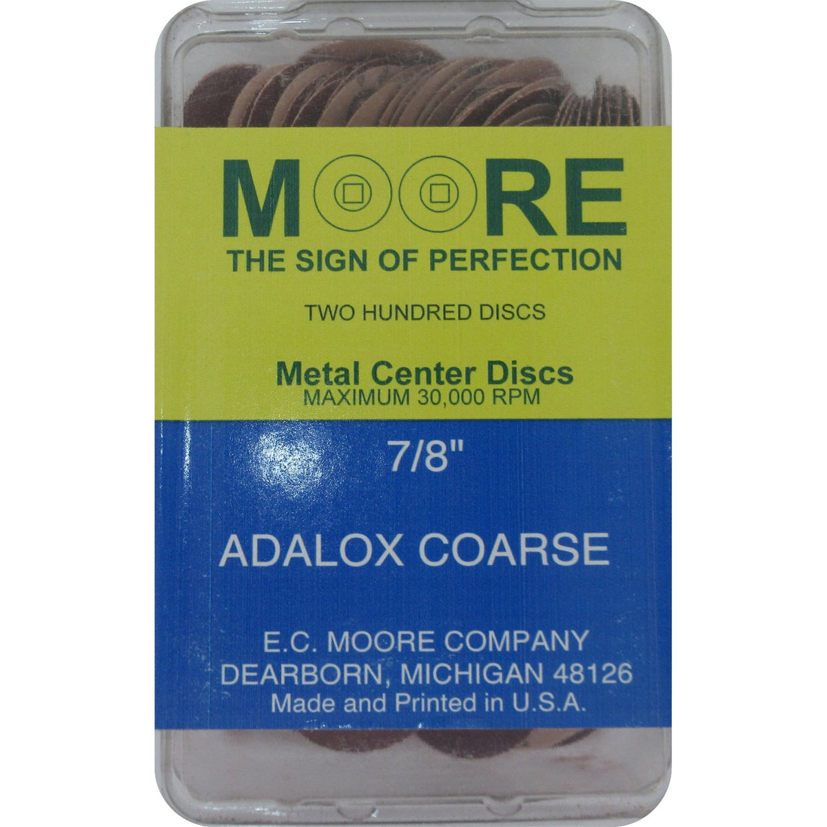 Moore Adalox Snap-on Discs 200pcs