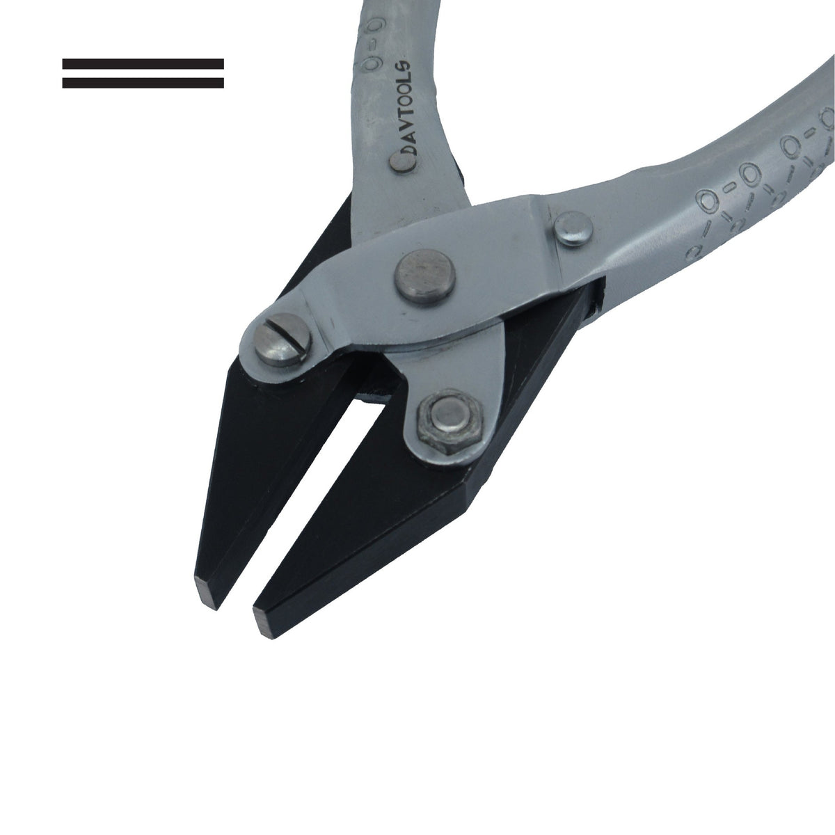 140mm jewellers parallel action pliers with flat smooth jaws