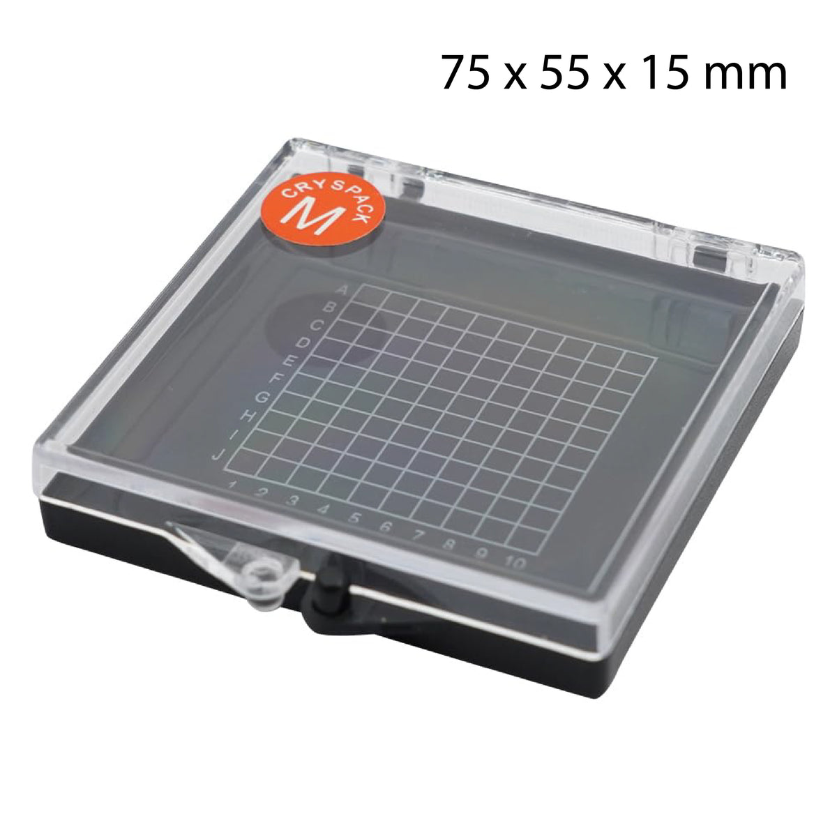 GelBox precision parts storage cases in three sizes (CPKS5510, CPKS7515, CPKS8512) for diamond trade storage and transport SIZE 2
