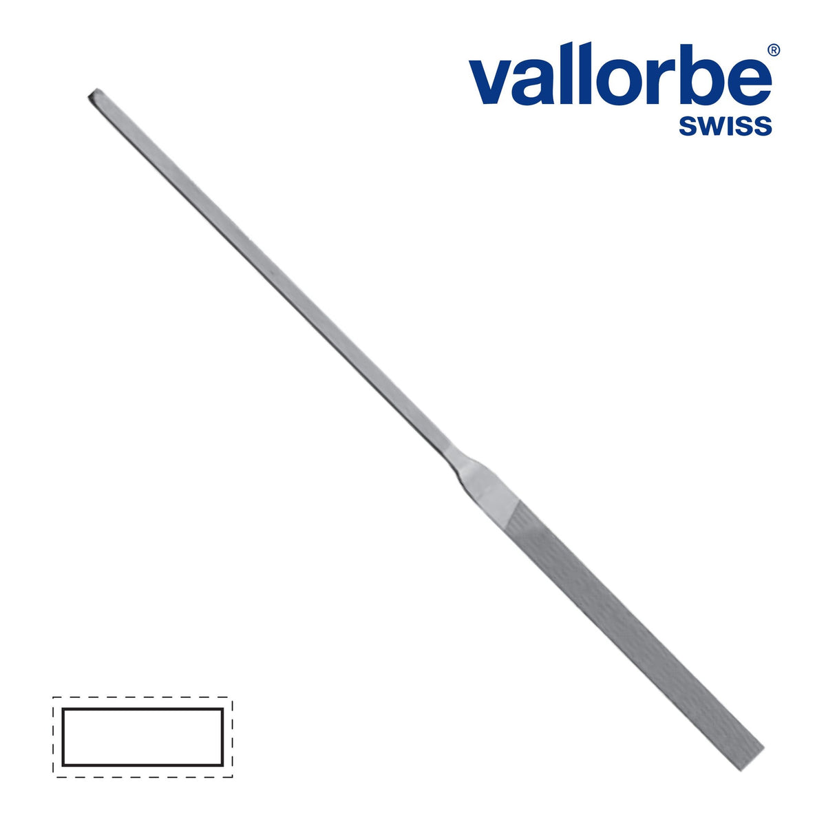 Escapement File - Vallorbe - Flat