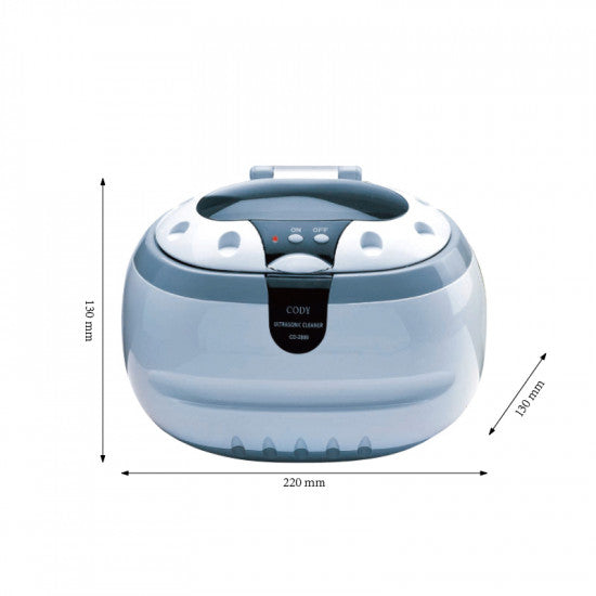Portable ultrasonic cleaner for home and professional use