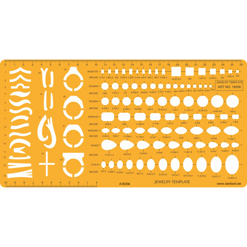 Jewelry Template - #20206