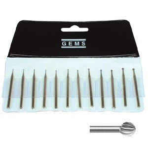 Round Bur - Large - Set of 12 pcs
