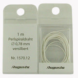 Spiral Wires for Necklaces - Silver Plated or Gold Plated
