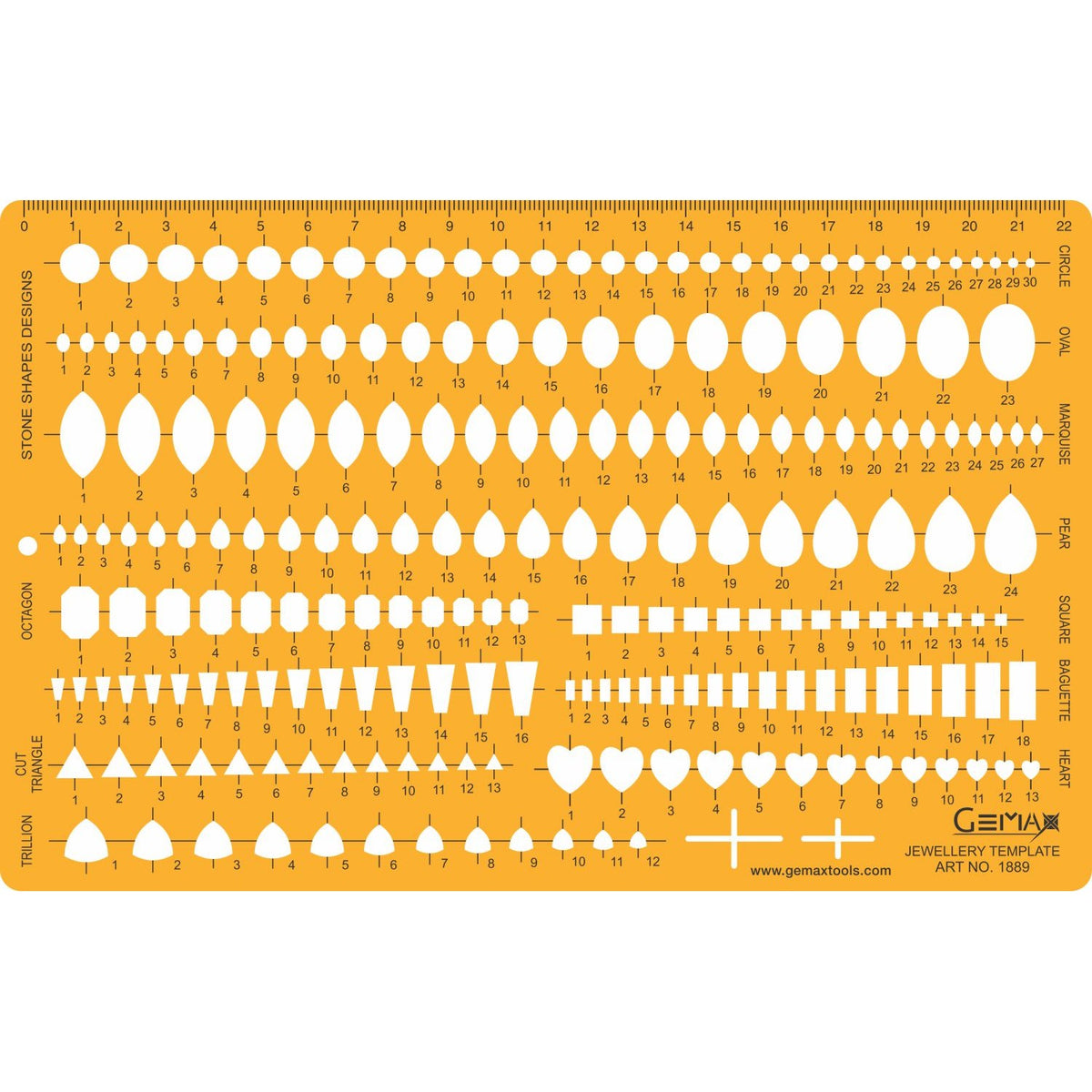 Jewelry Template - Stone Shape Designs - #1889