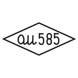 Curved Jewelry Hallmark Stamp with Frame – Belgium Standard