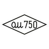 Curved Jewelry Hallmark Stamp with Frame – Belgium Standard