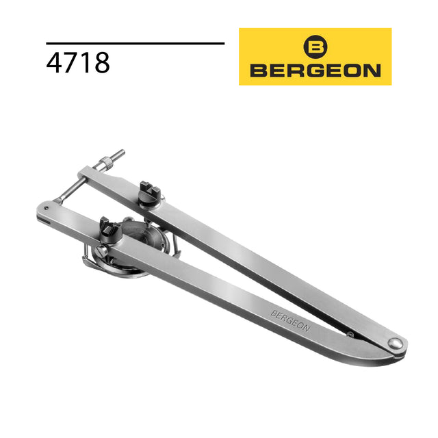 Swiss-made Bergeon 4718 adjustable watch case opener for professional watch repair