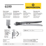 Swiss-made Bergeon sprue cutter with 22 mm cutting width for jewellery casting