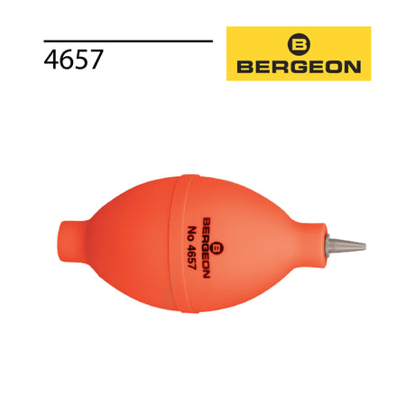 Bergeon 4657 Swiss dust blower with PVC nozzle for watchmaking and jewellery cleaning