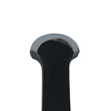 Professional silversmith forming socket, dull polished workface, forged steel construction