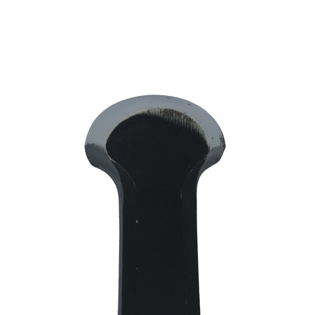 Professional silversmith forming socket, dull polished workface, forged steel construction