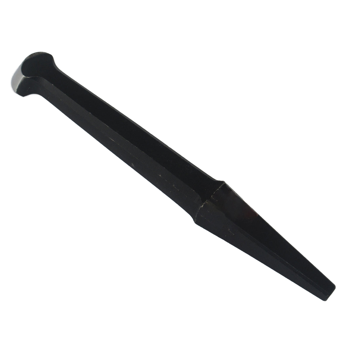 Bordering and shaping socket for silversmith bench work, forged steel, 40 mm