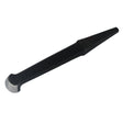 Silversmith bordering socket forming tool with concave dull polished surface, 40 mm diameter