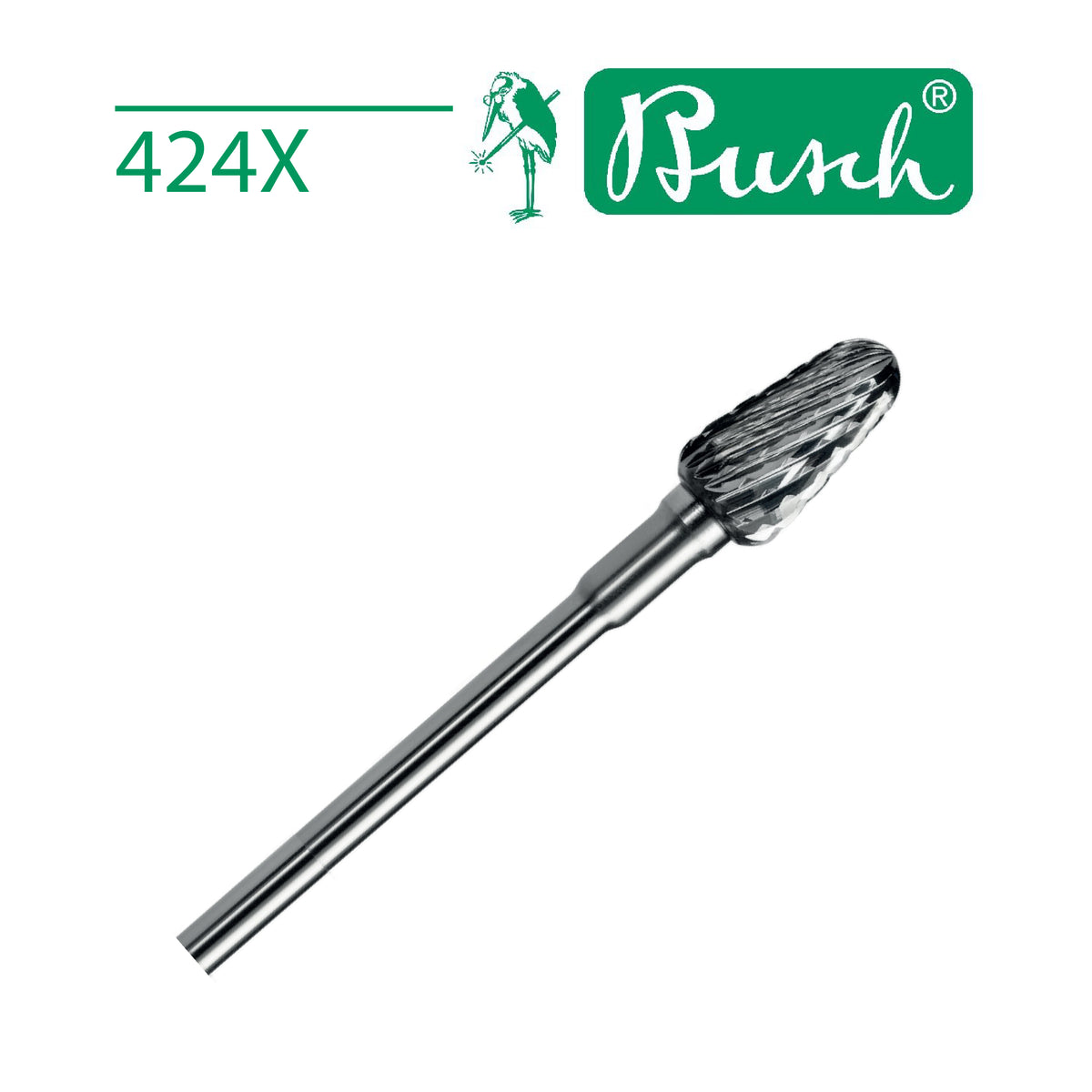 Busch 424X 6mm carbide bur for jewellery making and goldsmithing