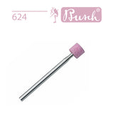 Busch Shape 624 pink corundum abrasive cylinder 6mm for jewellery making