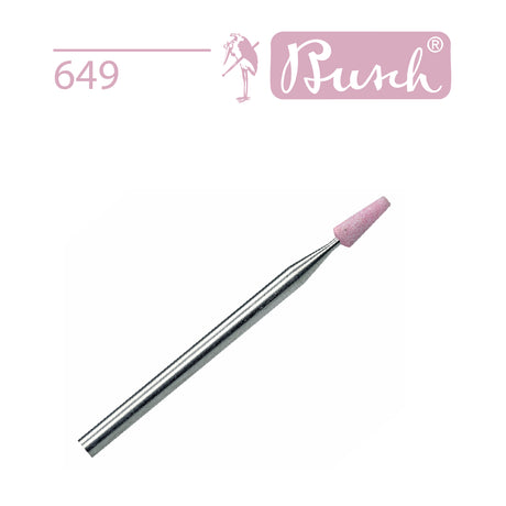 Shape 649 medium grit abrasive point for deburring cast jewellery