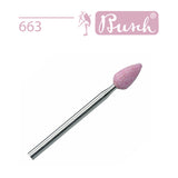Pink corundum mounted abrasive point 5mm with 2.35mm shank