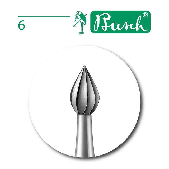 Busch Fig. 6 bud bur made in Germany for preparing gemstone settings and precision jewellery making