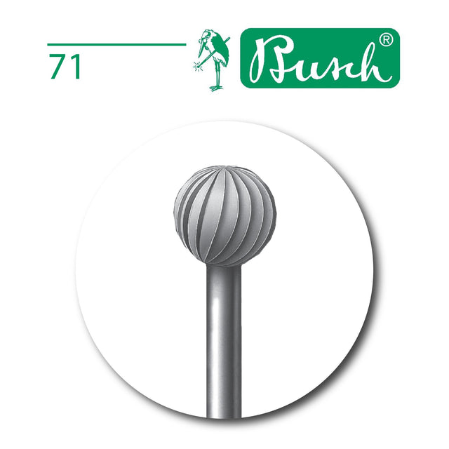 Round Bur - Steel - Busch - Fig. 71