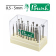 Busch Fig 1 round bur set 24 pieces 0.5 to 5mm