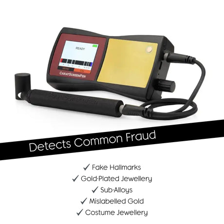 Professional gold jewellery carat tester without X-ray fluorescence equipment