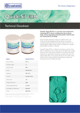 Castaldo QuickSil Firm silicone rubber for jewellery mould making, fast curing RTV 2-part system