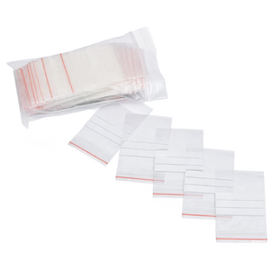 Plastic Zip Bags - Permanent ink pens