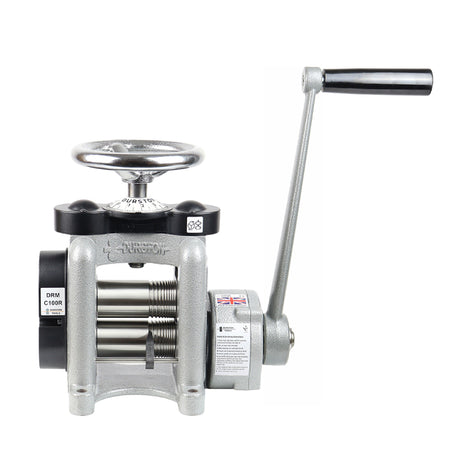 Durston DRM C100R combination rolling mill with 4 to 1 reduction gearbox for jewellery making
