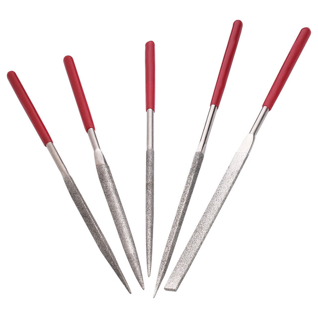 5 piece diamond needle file set for jewellery making