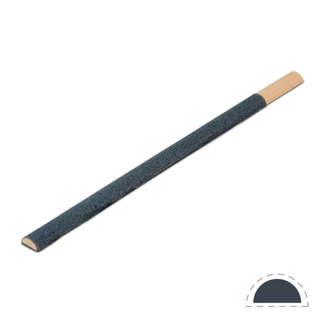Half round emery sanding stick 250mm for jewellers goldsmiths and metal polishing work