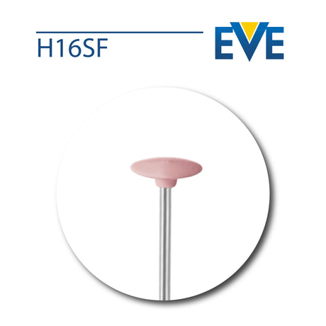 EVE Germany Pink Extra Fine Lens Silicone Polisher for mirror finish jewelry polishing