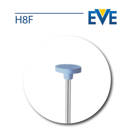 EVE Germany Blue Fine Wheel Silicone Polisher for precision jewelry polishing