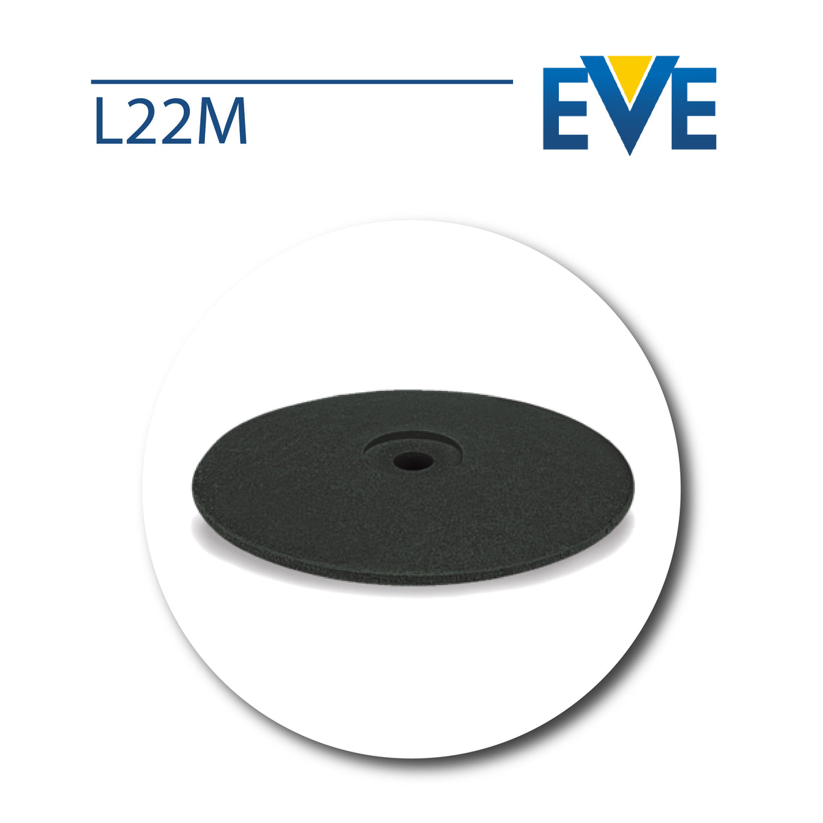 EVE Silicone Polishers - Lens – for Gold, Silver & Metal Alloys - Ø22mm
