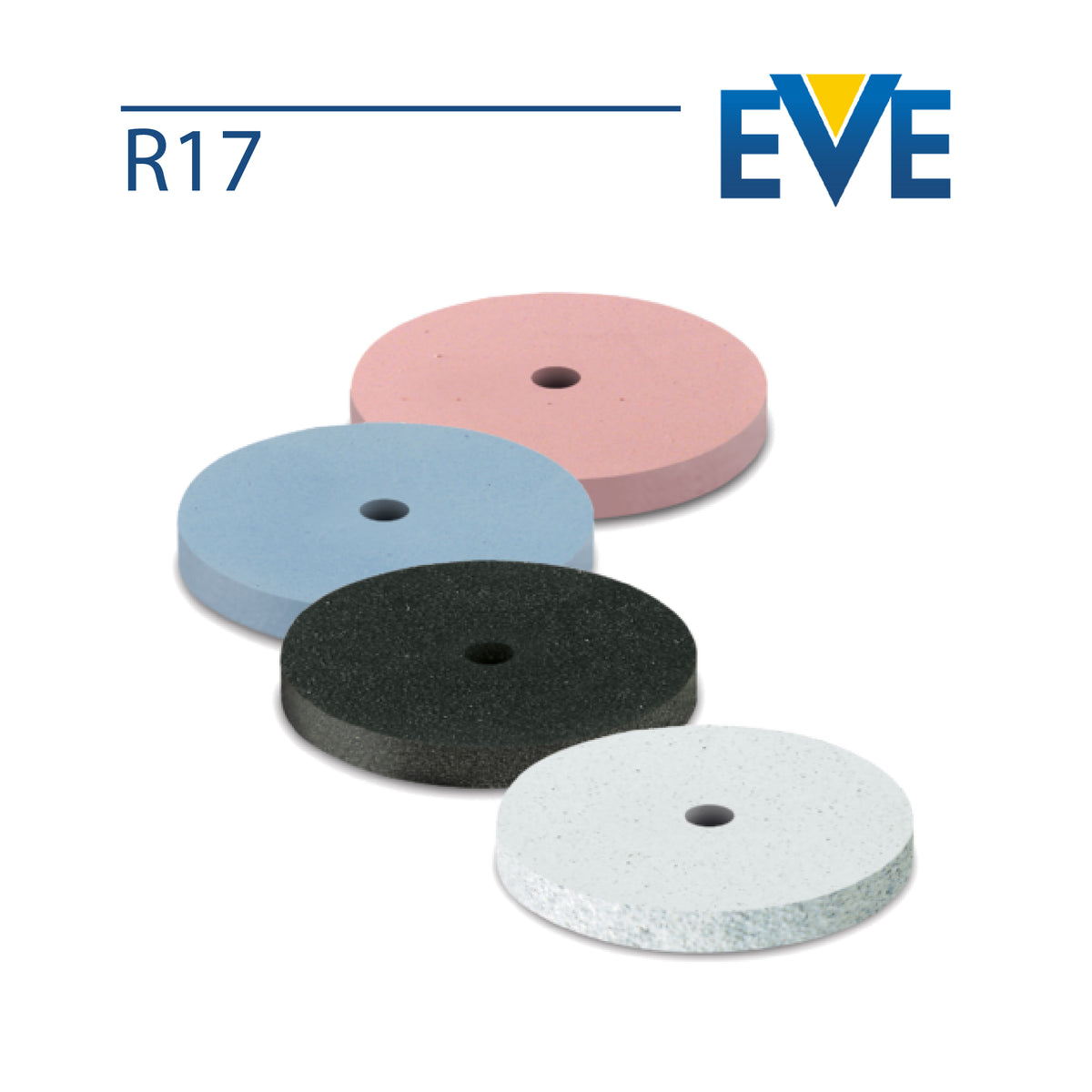 EVE Silicone Polishers - Wheel – for Gold, Silver & Metal Alloys - Ø17mm