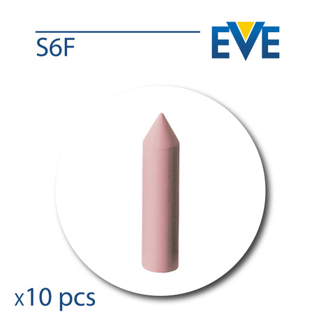 EVE Silicone Polishers - Unmounted Torpedo – for Gold, Silver & Metal Alloys - Ø6×24mm