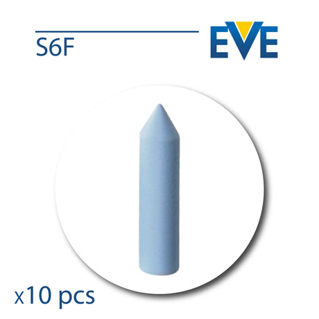EVE Silicone Polishers - Unmounted Torpedo – for Gold, Silver & Metal Alloys - Ø6×24mm
