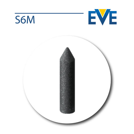 EVE Germany Black Medium Torpedo Silicone Polisher for gold and alloy finishing