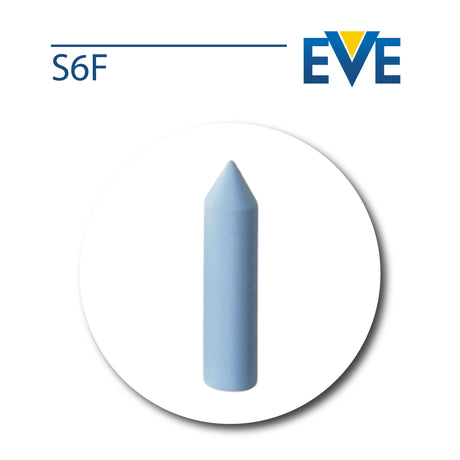 EVE Germany Blue Fine Torpedo Silicone Polisher for precision jewelry polishing
