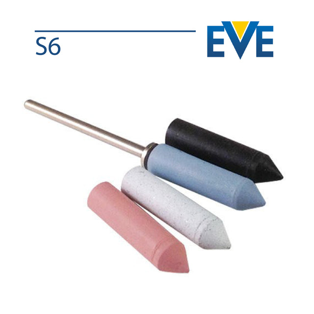 EVE Germany Torpedo Silicone Polisher Ø6 x 24mm for precision jewelry polishing and finishing